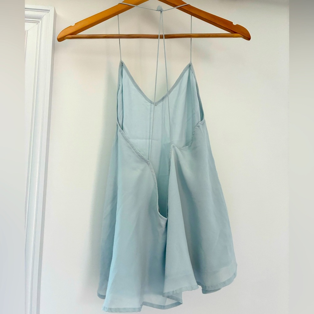 Blue Silk Top - Picture 2 of 4